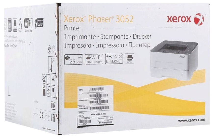 Принтер XEROX Phaser 3052NI Казахстан