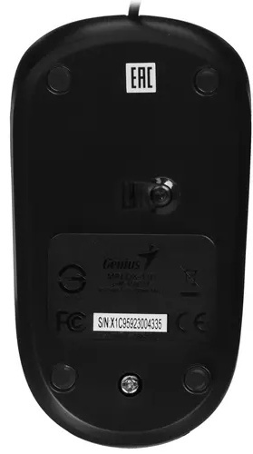 Картинка Мышь GENIUS OM DX-110 Genius USB Black (31010116100)