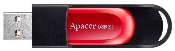 Фотография USB-накопитель Apacer AH25A 64GB Чёрный (AP64GAH25AB-1)