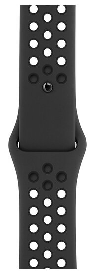 Фотография Смарт-часы APPLE Watch Nike Series 6 GPS 44mm Space Gray Case/Anthracite-Black Nike Sport Band Regular A2292 (MG173GK/A)