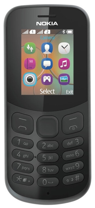 Мобильный телефон NOKIA 130 DS TA-1017 BLACK A00028615