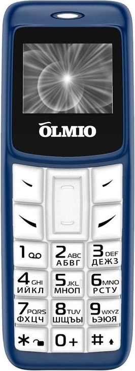 Фото Мобильный телефон-гарнитура OLMIO A02 Blue-White
