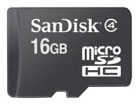 Карта памяти SANDISK microSDHC SDSDQM-016G-B35A