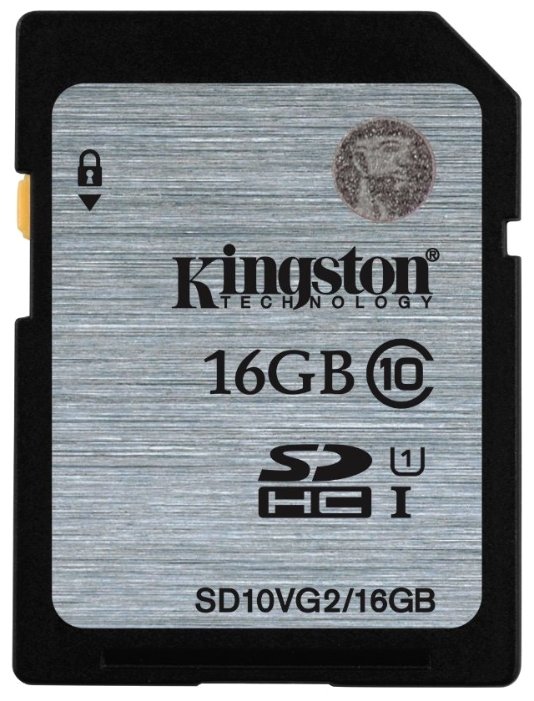 Фото Карта памяти KINGSTON SDHC SD10VG2/16GB Class 10