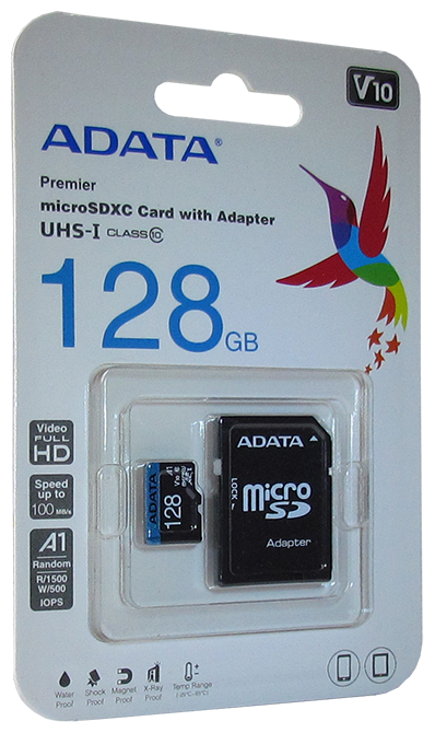 Цена Карта памяти ADATA AUSDX128GUICL10A1-RA1