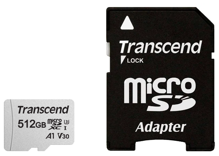 Карта памяти TRANSCEND TS512GUSD300S-A