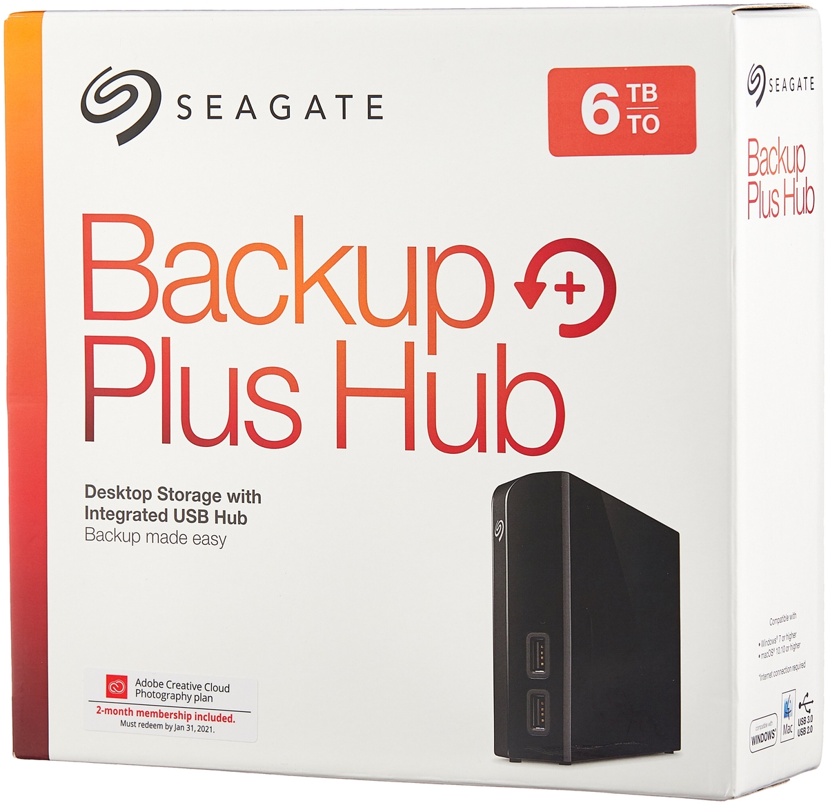 Фотография Жесткий диск HDD SEAGATE Backup Plus Hub STEL12000400