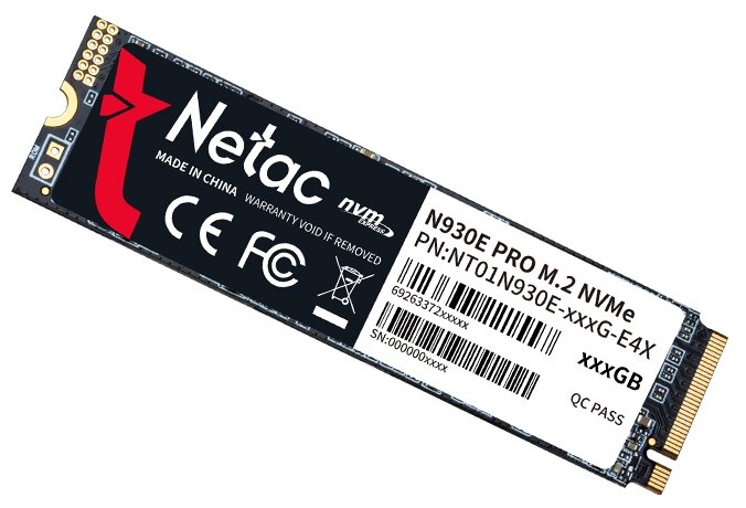 Картинка Жесткий диск SSD NETAC NT01N930E-256G-E4X
