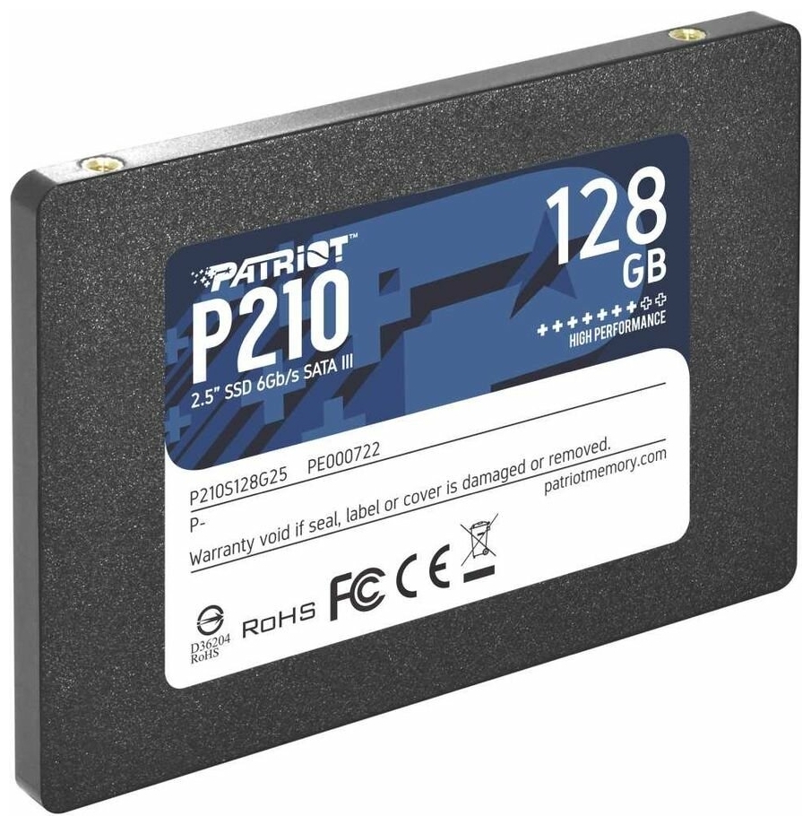 Фотография Жесткий диск SSD PATRIOT P210S128G25
