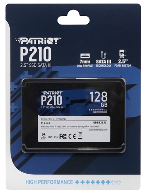 Картинка Жесткий диск SSD PATRIOT P210S128G25
