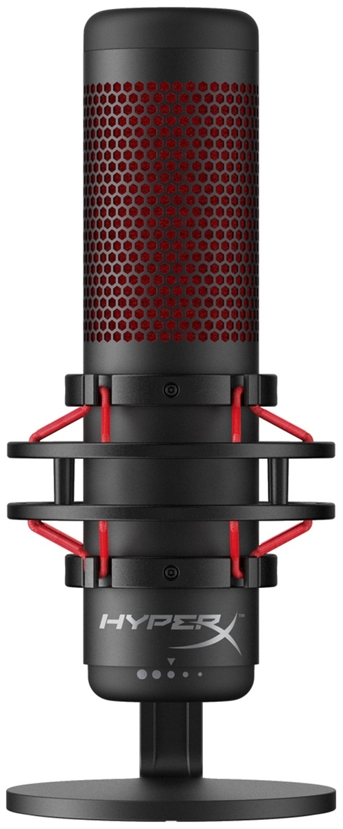 Картинка Микрофон HyperX QuadCast Standalon Microphone (4P5P6AA)(HP)