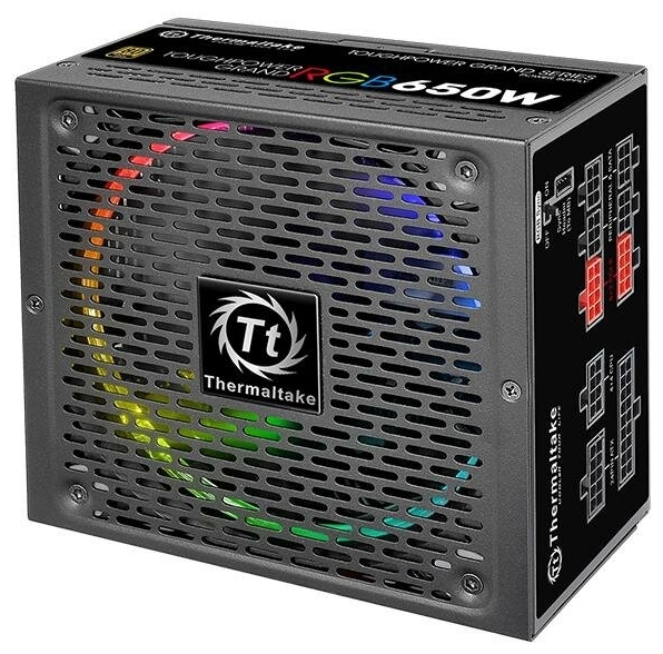 Фото Блок питания THERMALTAKE Toughpower Grand RGB Sync Edition 650W PS-TPG-0650FPCGEU-S Чёрный