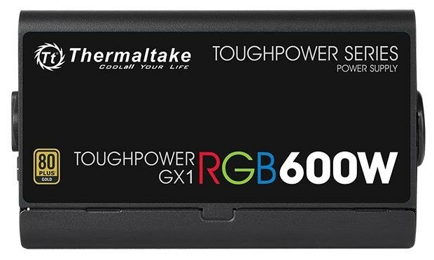Фотография Блок питания THERMALTAKE Toughpower GX1 RGB 600W PS-TPD-0600NHFAGE-1 Чёрный