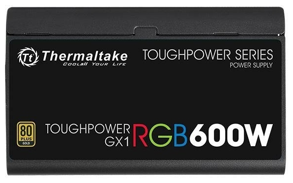 Цена Блок питания THERMALTAKE Toughpower GX1 RGB 600W PS-TPD-0600NHFAGE-1 Чёрный