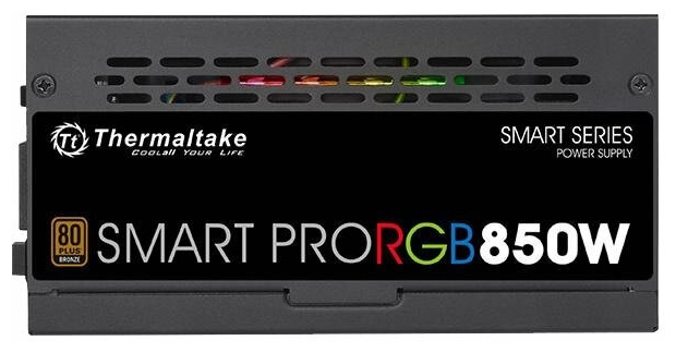Картинка Блок питания THERMALTAKE Smart Pro RGB 850W (Bronze) (PS-SPR-0850FPCBEU-R)