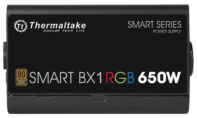Фотография Блок питания THERMALTAKE Smart BX1 RGB 650W (Bronze) (PS-SPR-0650NHSABE-1)
