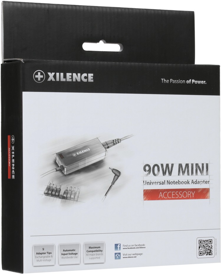 Цена Блок питания для ноутбука XILENCE SPS-XP-LP90.XM010 90W
