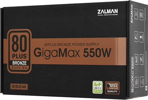 Фотография Блок питания ZALMAN GigaMax 550-GVII (550W)