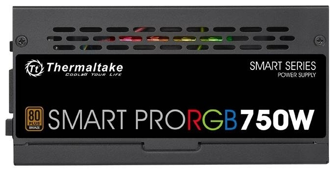 Картинка Блок питания THERMALTAKE Smart Pro RGB 750W PS-SPR-0750FPCBEU-R Чёрный