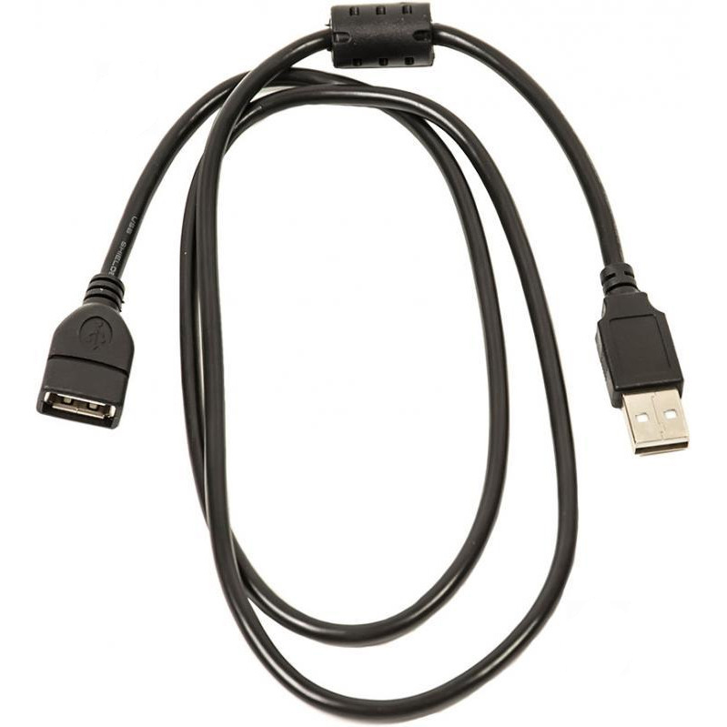 Фото Кабель PowerPlant USB 2.0 AF – AM, 1.0 м, One ferrite CA910694