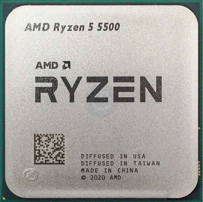 Фото Процессор AMD Ryzen 5 5500 3.6GHz (Cezanne 4.2) 6C/12T (100-100000457BOX) 3/16MB 65W AM4 box