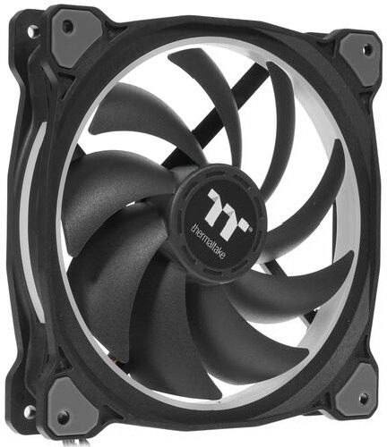 Картинка Кулер для компьютерного корпуса THERMALTAKE Riing Plus 14 RGB Radiator Fan TT Premium Edition 3-Fan (CL-F056-PL14SW-A)