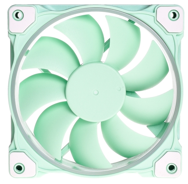 Вентилятор для корпуса ID-COOLING ZF-12025-Mint Green White led