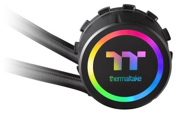 Картинка Водяное охлаждение THERMALTAKE Floe Riing RGB 240 TT Premium Edition CL-W157-PL12SW-A