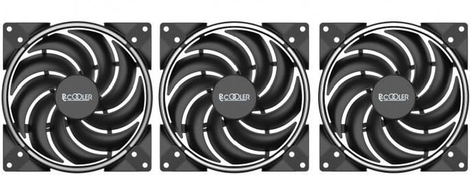 Фото Вентилятор для корпуса PCCooler CORONA 3-IN-1 FRGB KIT