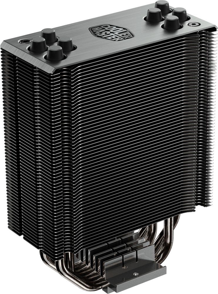 Купить Кулер для процессора CoolerMaster Hyper 212 Black Edition TDP 150W 4-pin LGA Intel LGA1700, LGA1200, 1150 /AMD AM4/AM3+ 4 тепловые трубки, прямой контакт, алюминиевые ребра RR-212S-20PK-R2