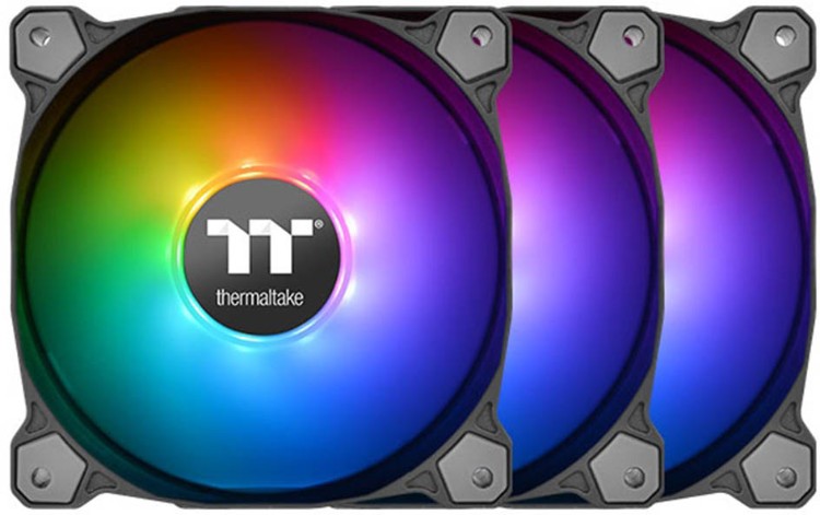 Купить Кулер для компьютерного корпуса THERMALTAKE Pure Plus 12 RGB TT Premium Edition (3-Fan Pack) (CL-F063-PL12SW-A)