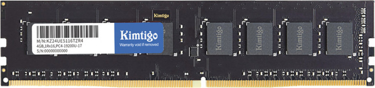 Фото Модуль памяти Kimtigo KMKU 3200 16GB, DDR4 DIMM, 16Gb, 3200Mhz, CL19
