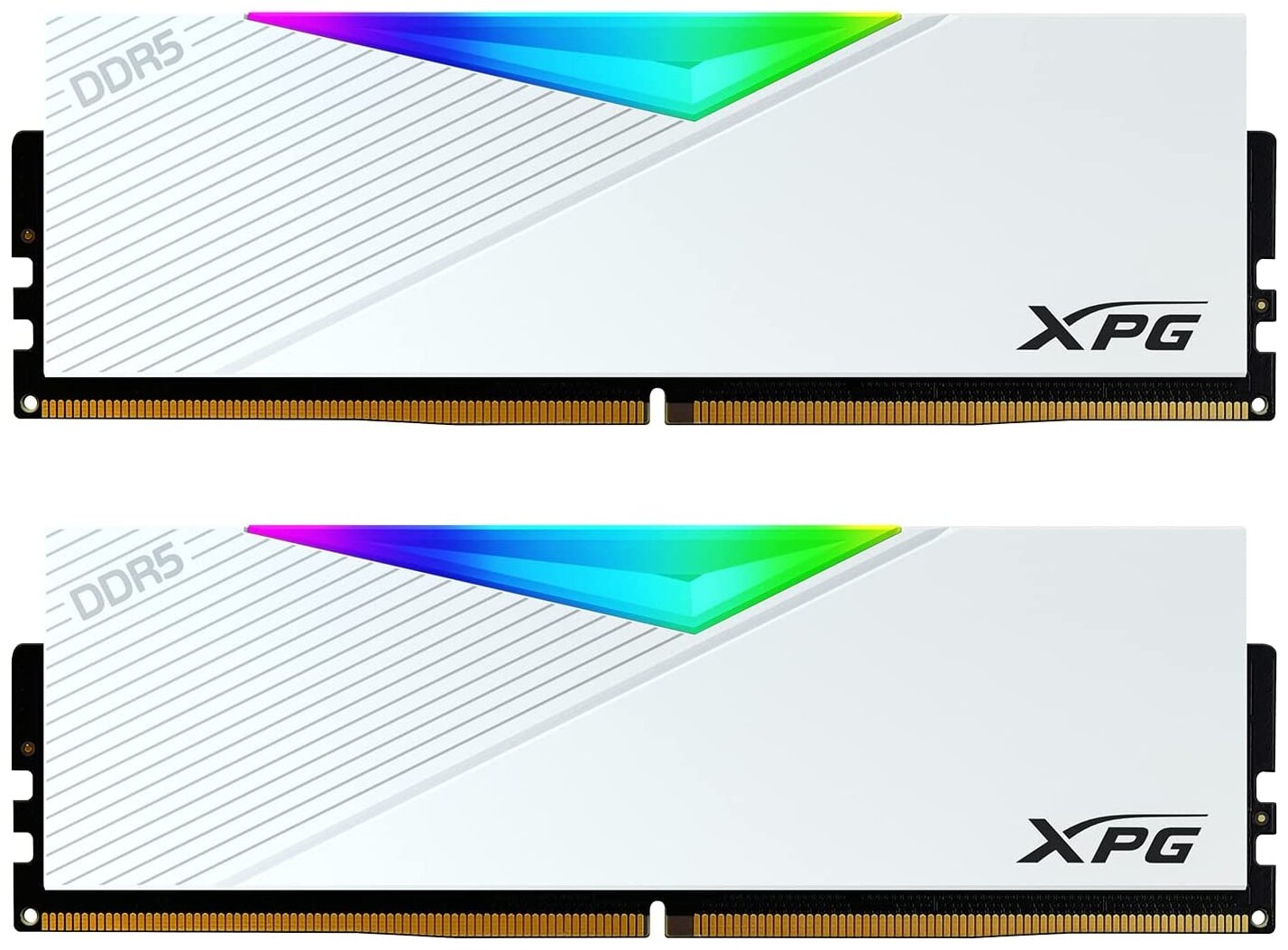 Оперативная память ADATA XPG Lancer RGB 32Gb (16x2) 6000MHz DDR5 DIMM, CL40, 1.35v AX5U6000C4016G-DCLARWH