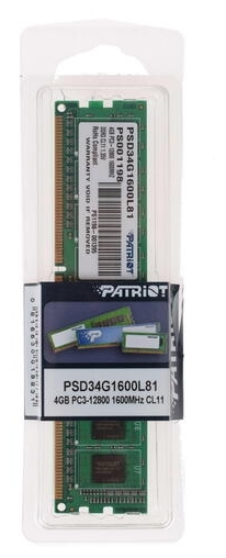 Картинка Оперативная память PATRIOT PSD34G1600L81