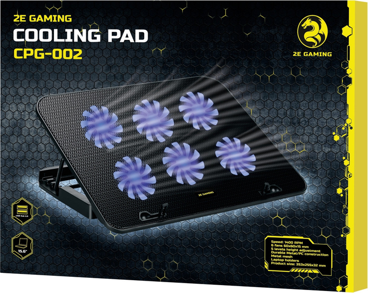 Купить Подставка для ноутбука 2E GAMING 2E-CPG-002 Black