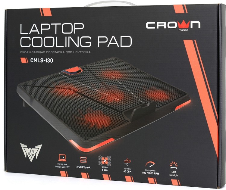 Цена Подставка для ноутбука CROWN CMLS-130