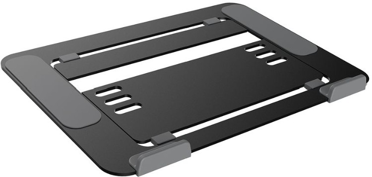 Фотография Подставка для ноутбука AULA Wind F61 up to 10-17&quot; aluminium Black