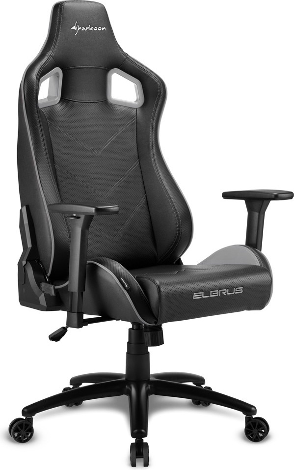 Фотография Игровое компьютерное кресло SHARKOON Elbrus 2 Black/Gray
