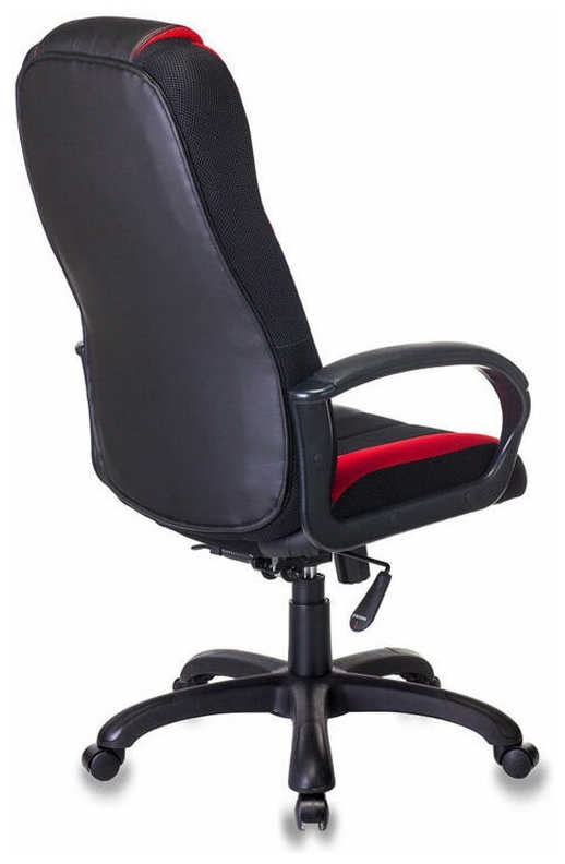 Фото Игровое компьютерное кресло ZOMBIE VIKING-9 черный/красный искусст.кожа/ткань крестовина пласт.