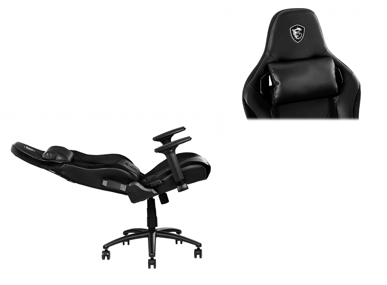 Фото Игровое компьютерное кресло MSI MAG CH130X Black