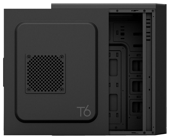 Картинка Компьютерный корпус ZALMAN T6 (без БП) black