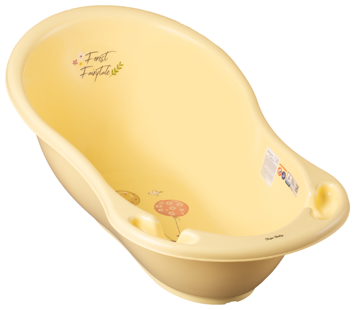 Фото Детская ванночка Tega 86cm ЛЕСНАЯ СКАЗКА light yellow FF-004-109