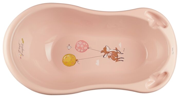 Фотография Детская ванночка Tega 86cm ЛЕСНАЯ СКАЗКА светло-розовый FF-004-107