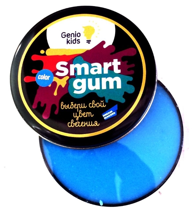 Фотография Игровой набор GENIO KIDS HG06 Пластилин для детской лепки «SMART GUM», цветное свечение
