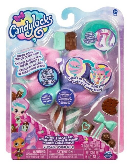 Цена SPIN MASTER Candylocks Сахарная милашка набор 2 кукол №1 6054384