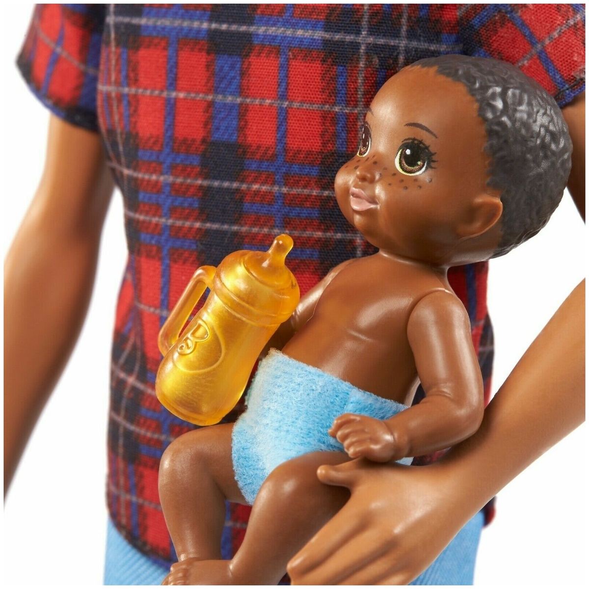 Картинка Кукла BARBIE няня Кен в джинсовых шортах GRP10/GRP14