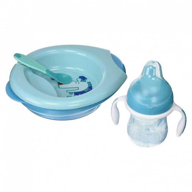 Набор детской посуды CHICCO 00016200200000 6м+, голубой