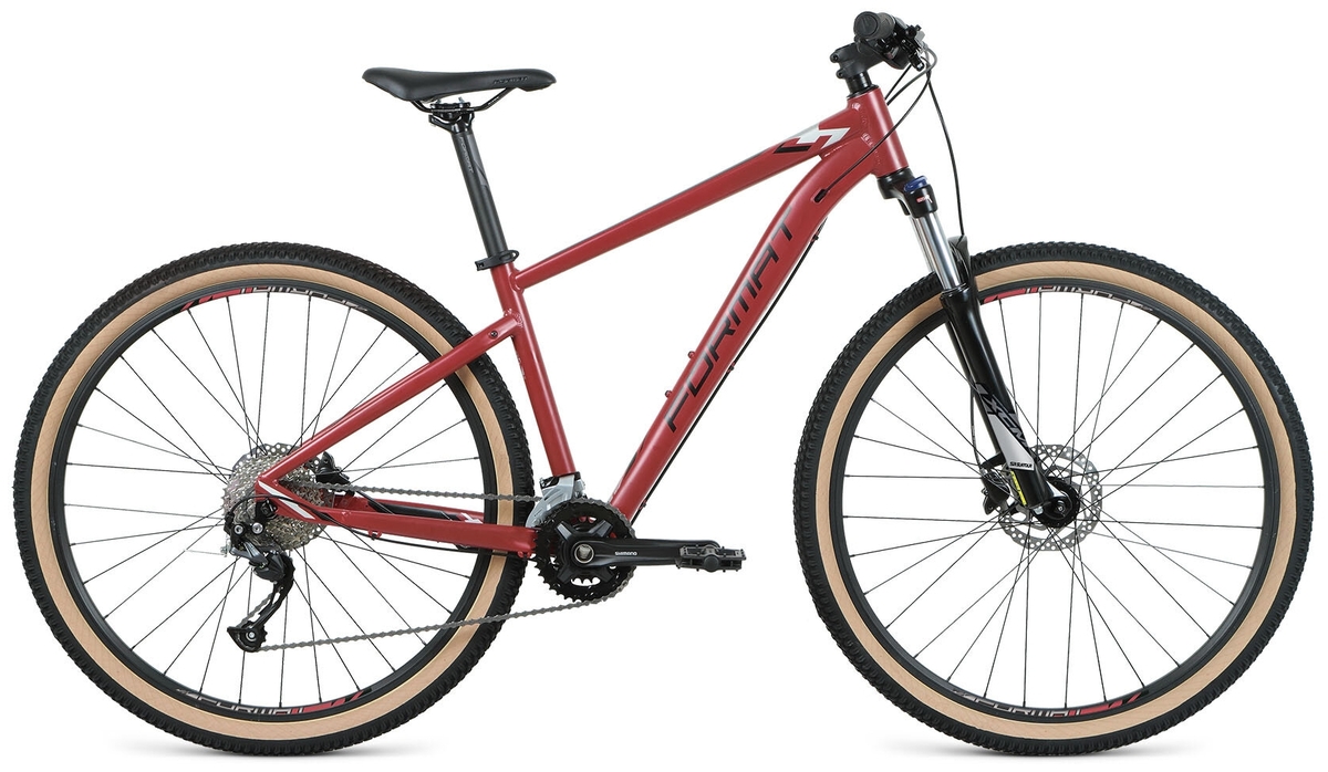 Фото Велосипед FORMAT 1412 D29 (2021) (19 (L), темно-красный матовый)