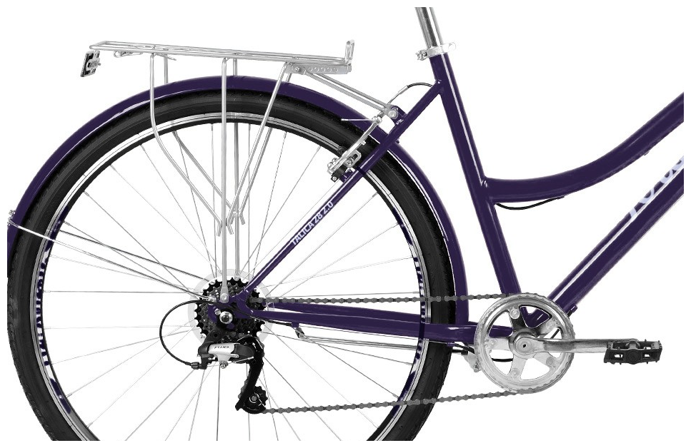Фото Велосипед FORWARD TALICA 28 1.0 (2021) (19, темно-синий/сиреневый)