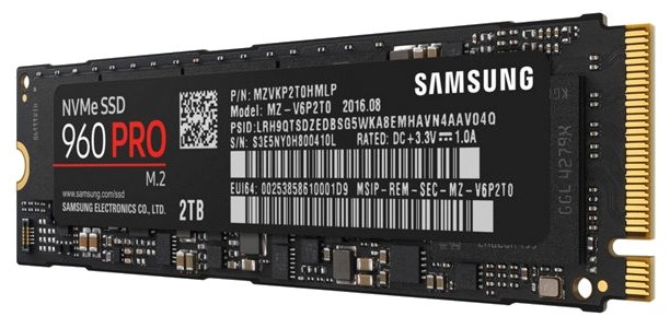Фото Жесткий диск SSD SAMSUNG 960 PRO MZ-V6P2T0BW